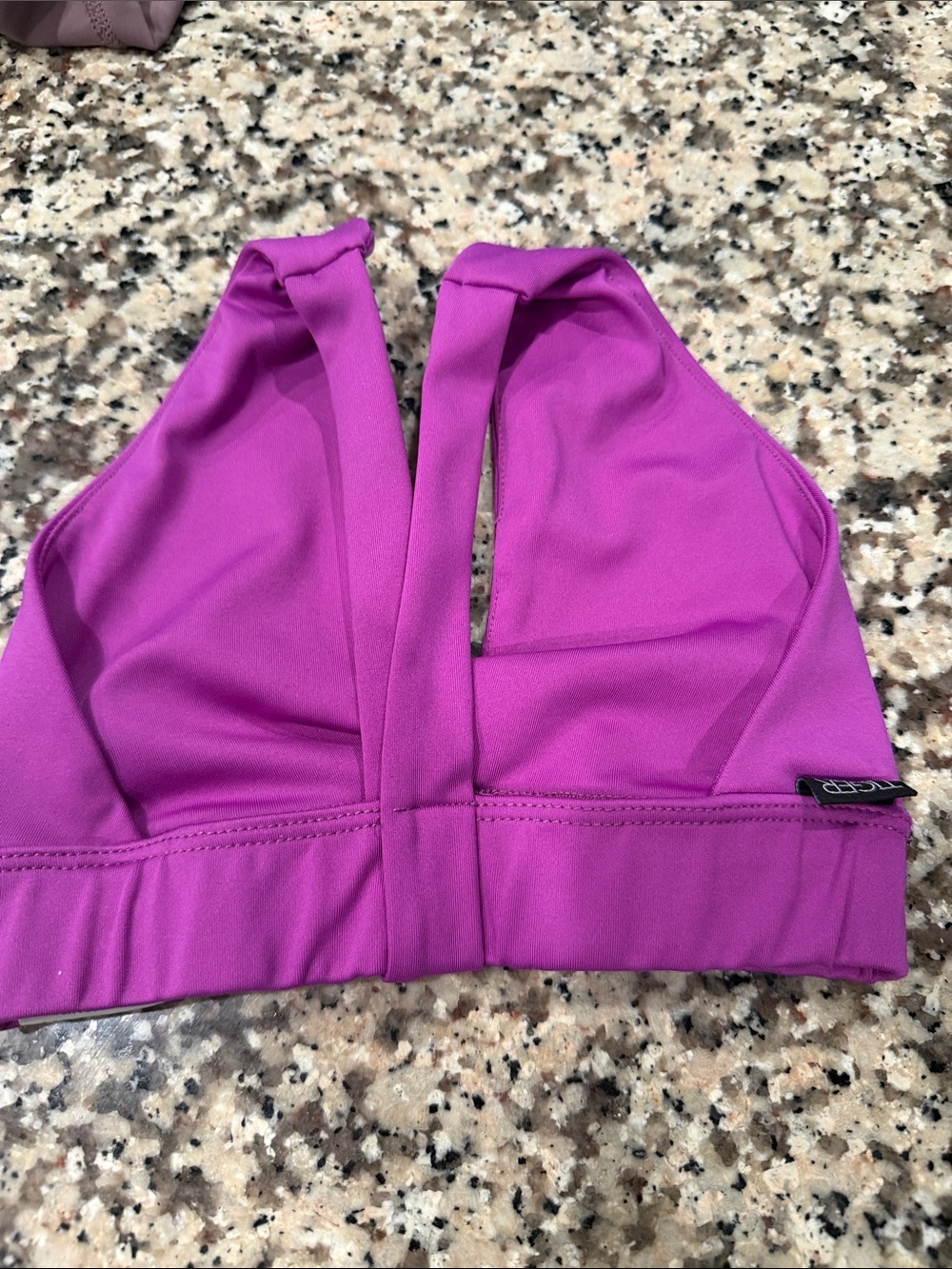 TIGER FRIDAY CM GRAPE TWISTED BRA TOP - Picture 2 of 3